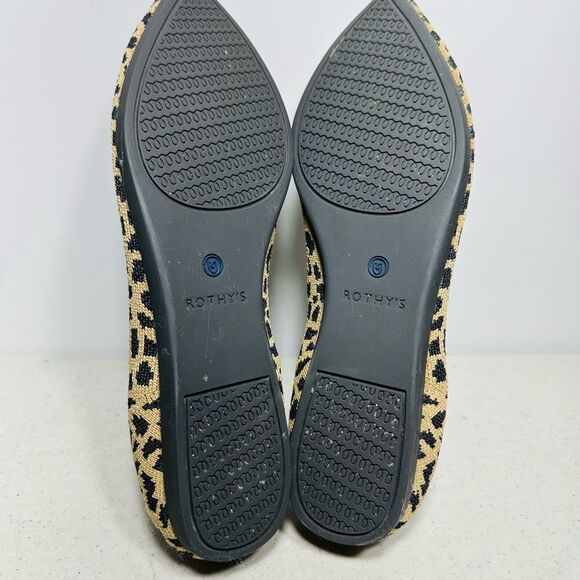 Rothy's The Point  Leopard Print  Women's Shoes  Size  9,5 - Picture 7 of 8